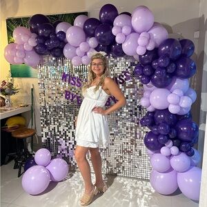 Altar’D State Stassie White Bow Dress